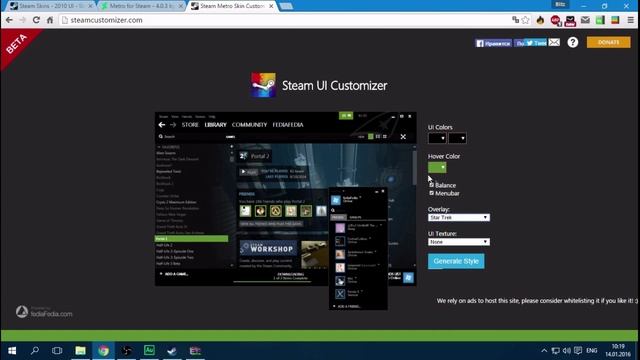 Как сменить интерфейс в steam смотреть онлайн