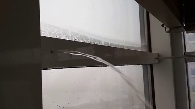 Устранение выпада конденсата на алюминиевых окнах. смотреть онлайн
