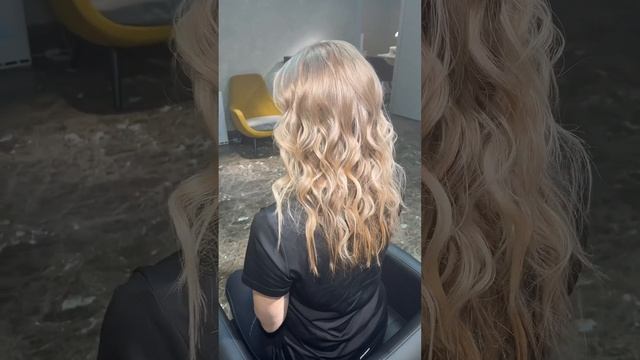 Окрашивание в технике airtouch топ зона❤️?#airtouch#blonde#окрашивание#hair#colorhair #hair#блонд
