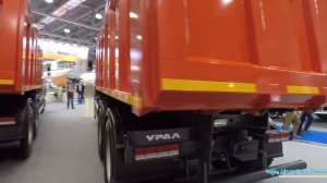 Бескапотный дорожный грузовик Урал C26.328P 6х4 и кабиной Iveco TurboTech /Комтранс 2019 #часть16