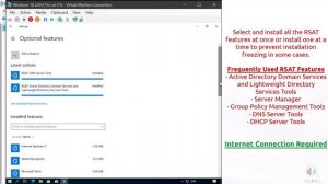 5a - Install Remote Server Administration Tools (RSAT) in Windows 10 Pro 22H2