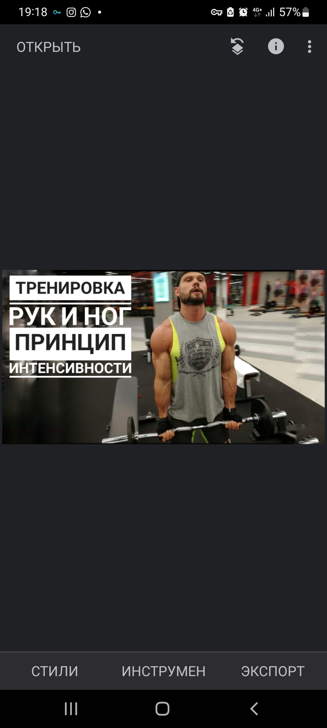 Тренировка рук и ног. Принцип интенсивности.