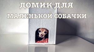 Конура для маленькой собачки своими руками