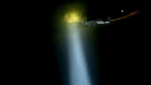 Подводная охота ночью, нашли сеть с рыбой и сняли её.