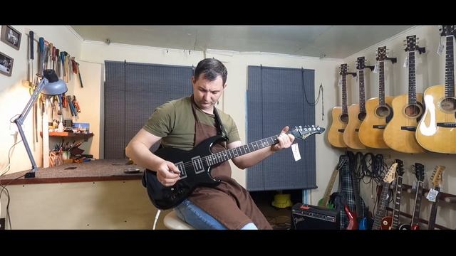 Aria Pro II Inazuma II 1983/86, обзор электрогитары