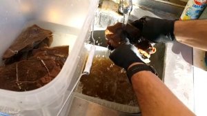 БАСТУРМА ИЗ ЛОСЯ ВЯЛЕНОЕ МЯСО ДИЧИ СЮФ КРАСНОДАРСКИЙ