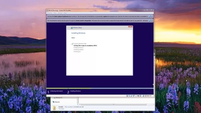 VirtualBox install of Microsoft Windows 10 смотреть онлайн
