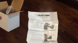 T-adater for celestron 8" edgeHD unboxing