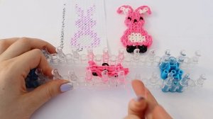 ПАСХАЛЬНЫЙ ЗАЙЧИК из резинок на станке