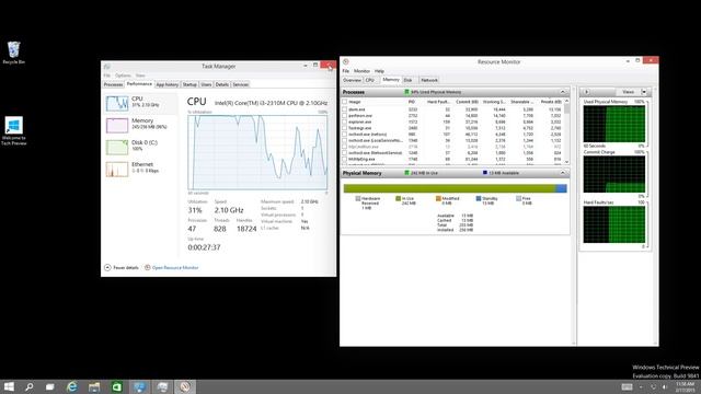 Запуск Windows10 c 256 мегабайт оперативки смотреть онлайн