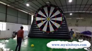 inflatable football dart board