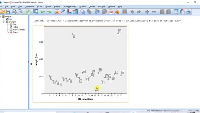 Identify Outliers using Scattered Plots in SPSS смотреть онлайн