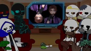 ✨️Sans aus react to || william afton ||✨️