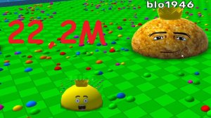 "Eat Blobs Simulator" из Яндекс игр. Мощь 22,2М.