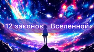 12 законов Вселенной. Объяснение как внедрить эти принципы в жизнь, чтобы получать желаемое.