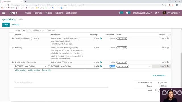 Sales Basics and Your First Quotation | Odoo Sales смотреть онлайн