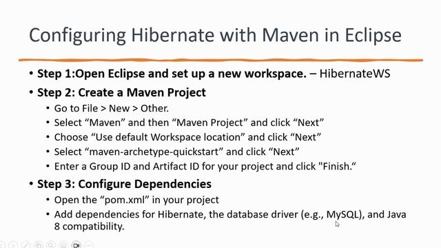 Simplified Hibernate and Maven Configuration Guide