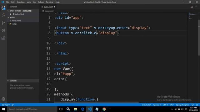 VueJS 2 Series including Router & Vuex || Event Modifiers in VueJS || Part-11