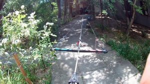 Растяжение строп на кайте. Центральные силовые...