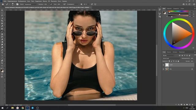 Как добавить загар на кожу / шоколадный тон кожи смотреть онлайн