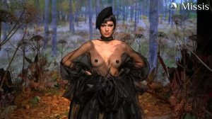 Показ эротической моды. Bodysuits & sensual dresses. AMORALLE runway show Gentle Forest Rain at the