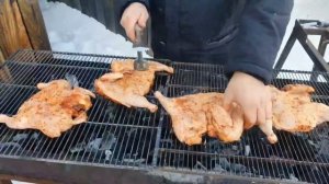 Барбекю из курицы # chicken barbecue #  таджикготовит #