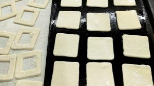 Волованы с красной икрой из слоёного теста/необычно, вкусно и красиво/