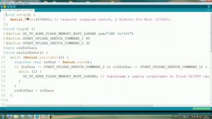 Arduino Pro Mini загрузка sketch Upload code soft reset программная перезагрузка  Своими руками