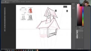 Perspective drawing in photoshop