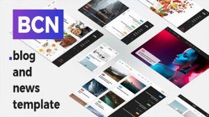 BCN - Clean Blog and News Template | Themeforest Website Templates and Themes