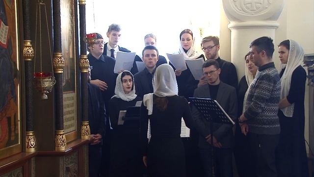 Правый хор храма иконы Божией Матери «Утоли моя печали» г. Саратова.Видеозапись Богослужения.