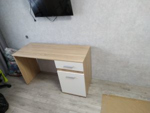 Сборка письменного стола LUX (тумба справа)