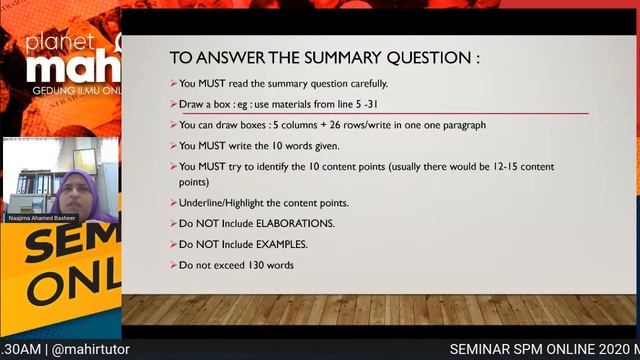 Seminar SPM, MAHIR TUTOR 23 Januari (Bahasa Inggeris, Bahasa Melayu) смотреть онлайн