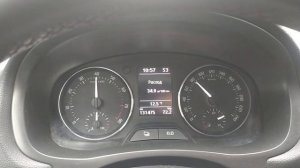 разгон 0-100 км/ч Skoda fabia 2 CFNA АКПП