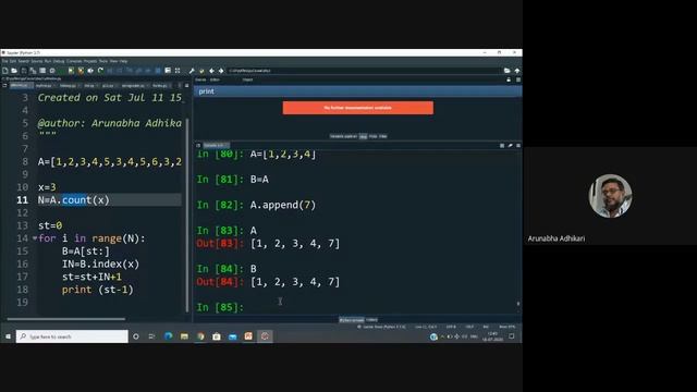 Day 1: WEBINAR ON '"Introduction to Python Programming " on 18.07.2020 смотреть онлайн