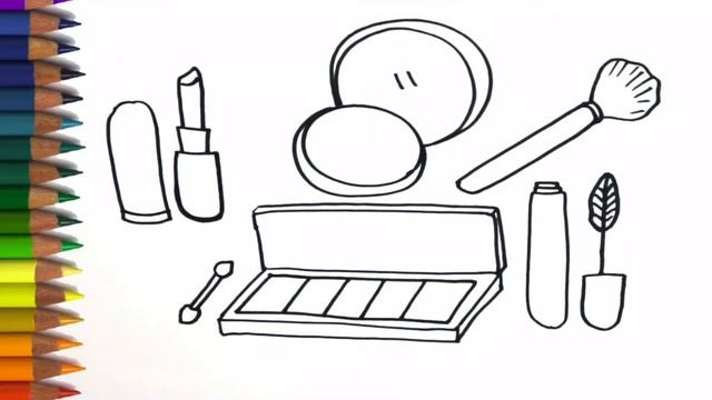 DRAWING COLORING MAKE UP TOOLS, РИСОВАНИЕ КРАСКА МАКИЯЖ ИНСТРУМЕНТЫ, смотреть онлайн