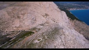 drone footage of mountains