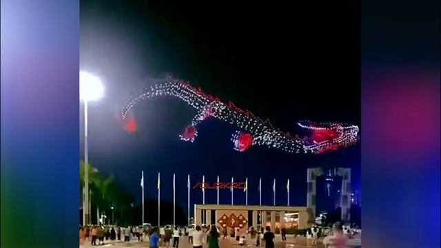 Картины из дронов в небе
