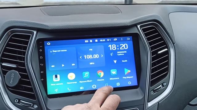 Установка магнитолы на Хендай Санта Фе 3 смотреть онлайн