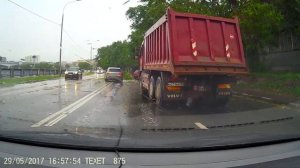 дураки и дороги.автохамы за рулем.поездка после ураганчика.