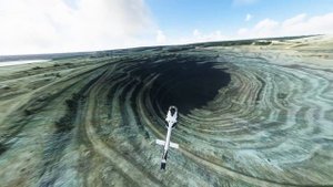 Полет под красивую музыку. Самые большие карьеры мира. Кимберлитовая трубка "Удачная"