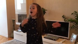 Колыбельная "Баллада о реке Ахтохаллен" Холодное сердце 2. Злата 6 лет.