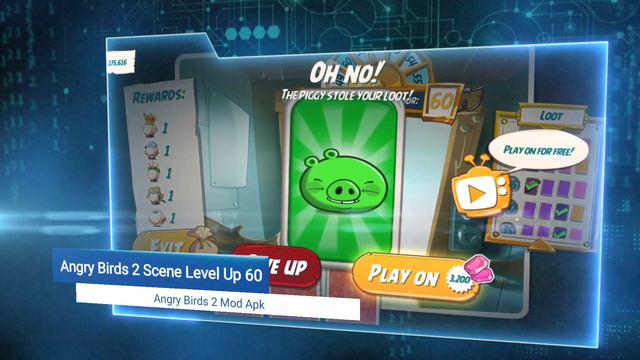 Angry Birds 2 Scene Level Up 60 #Hack #Game #Offline. New Version смотреть онлайн
