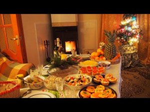 Новогодний стол.Любимые салаты,что делаю каждый год.Рецепт  Новогоднего салата