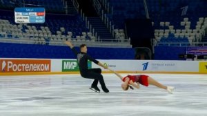 Елизавета Осокина - Артем Грицаенко. Произвольная программа. Пары. Юниоры. Гран-при России 2022