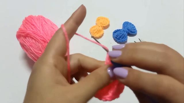 Crochet Bow | How To Crochet a Simple Bow | Easy Bow for Beginners I Rabbit DIY смотреть онлайн