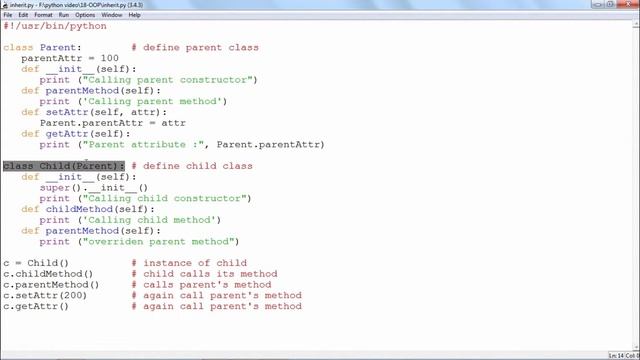 Python - Class Inheritance