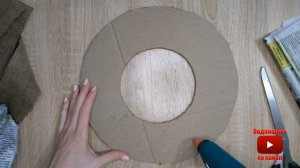 Основа для Рождественского венка. How to make a blank for a Christmas wreath.