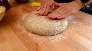 Пшенично ржаной хлеб с тмином на закваске (Дж.  Хамельман)