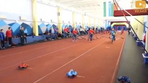 Пожарно спасательный спорт Финал 100 метровой полосы с препятствиями. Новые Имена-2021